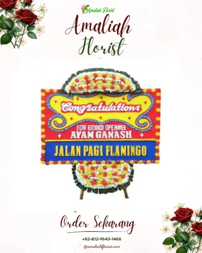 Bunga Papan Congratulation di Cipinang Muara